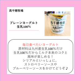 プレーンヨーグルト 生乳100％