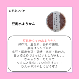 豆乳水ようかん