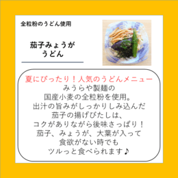 茄子みょうがうどん