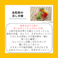 全粒粉の冷し中華