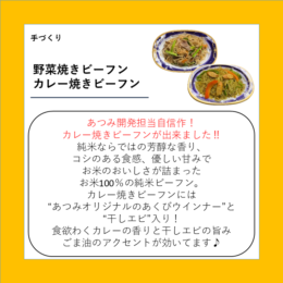 野菜焼きビーフン・カレー焼きビーフン